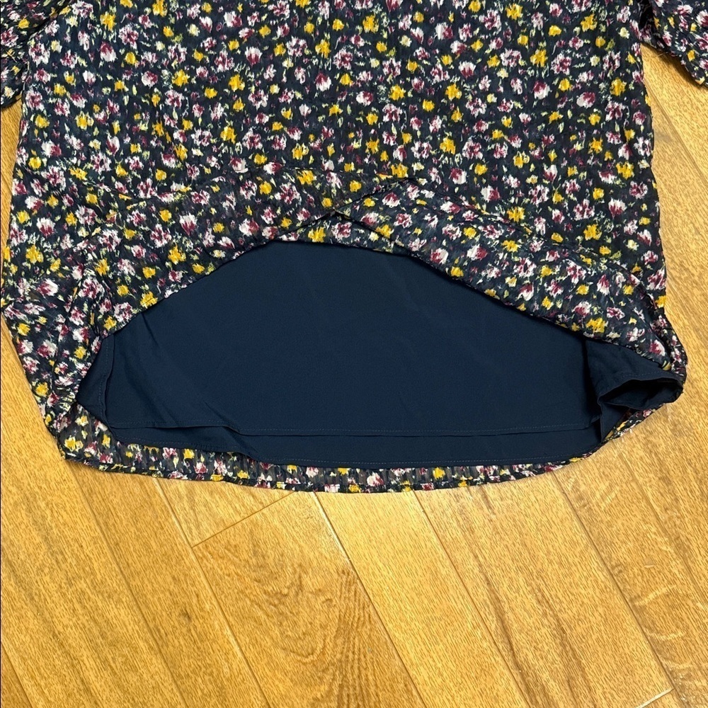 CM🩷 NWT! XL Kaari Blue Multicolor Floral Top - Picture 5 of 10